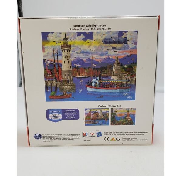 Joseph Burgess  Mountain Lake Lighthouse 300 Piece (2019)**NEW, FACTORY SEALED** - Picture 2 of 4